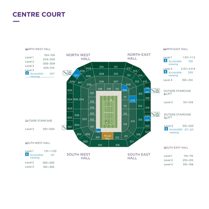 Wimbledon 2026 - PreSale Centre Court Pass